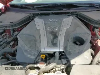 ✅ 2017 Infiniti Q50 Red Sport 400 • VIN: JN1FV7AP5HM850472 • Lot: 65633705. Listed on Copart with 113,820 mi. Free auction sales archive from the USA and detailed vehicle history report at DreamBid. Image 14.