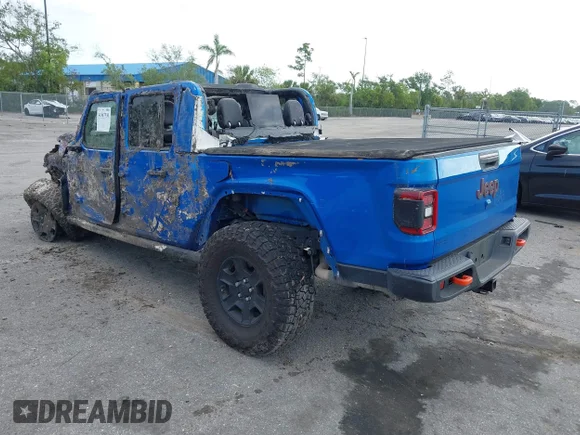 ✅ 2021 Jeep Gladiator Mojave • VIN: 1C6JJTEG1ML621056 • Lot: 41867530. Wystawiony na IAAI z przebiegiem 51 739 mil. Bezpłatny archiwum sprzedaży aukcyjnych z USA i szczegółowy raport historii pojazdu na DreamBid. Zdjęcie 3.