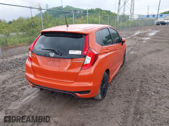 ✅ 2018 Honda Fit Sport • VIN: 3HGGK5H62JM709026 • Lot: 45105234. Listed on IAAI with 80,536 mi. Free auction sales archive from the USA and detailed vehicle history report at DreamBid. Image 4.