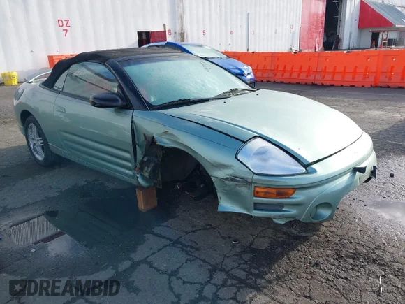 ✅ 2003 Mitsubishi Eclipse GT • VIN: 4A3AE55H53E056859 • Lot: 44756440. Listed on IAAI with Not provided. Free auction sales archive from the USA and detailed vehicle history report at DreamBid. Image 1.