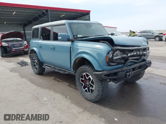 ✅ 2023 Ford Bronco Black Diamond • VIN: 1FMEE5DP6PLB59668 • Лот: 44739778. Опубліковано раніше на IAAI з пробігом 44 010 миль. Безкоштовний доступ до архіву аукціонних продажів зі США та докладний звіт про історію автомобіля на DreamBid. Зображення 1.