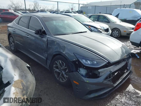 ✅ 2022 Hyundai Sonata SEL • VIN: KMHL14JA7NA236960 • Lot: 44013777. Listed on IAAI with 42,401 mi. Free auction sales archive from the USA and detailed vehicle history report at DreamBid. Image 1.