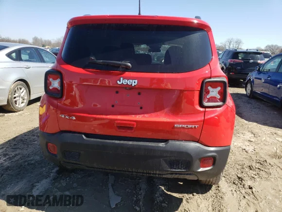 ✅ 2020 Jeep Renegade Upland • VIN: ZACNJBAB7LPL73370 • Lot: 45522003. Wystawiony na Copart z przebiegiem 19 471 mil. Bezpłatny archiwum sprzedaży aukcyjnych z USA i szczegółowy raport historii pojazdu na DreamBid. Zdjęcie 6.