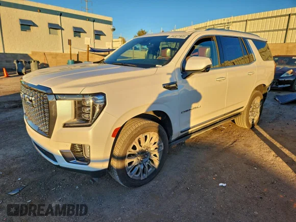 ✅ 2024 GMC Yukon Denali Ultimate • VIN: 1GKS2EKL5RR126830 • Lot: 94327905. Listed on Copart with 28,337 mi. Free auction sales archive from the USA and detailed vehicle history report at DreamBid. Image 1.