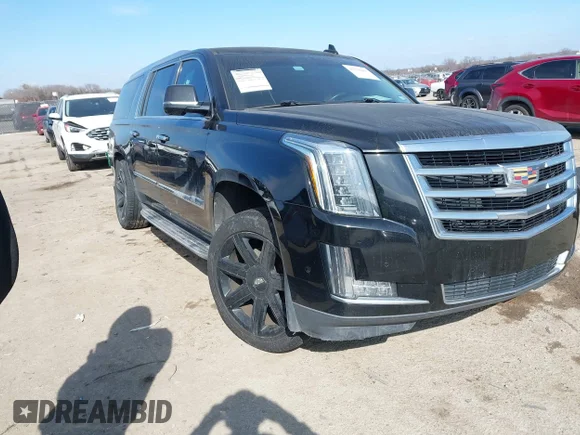 ✅ 2017 Cadillac Escalade ESV Luxury • VIN: 1GYS3HKJ2HR380674 • Lot: 44318881. Wystawiony na IAAI z przebiegiem 130 765 mil. Bezpłatny archiwum sprzedaży aukcyjnych z USA i szczegółowy raport historii pojazdu na DreamBid. Zdjęcie 1.