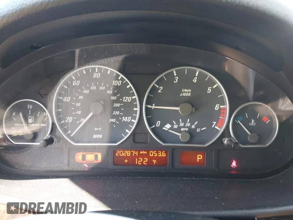 ✅ 2002 BMW 3 Series 330Ci • VIN: WBABS53402JU95681 • Lot: 43706251. Wystawiony na IAAI z przebiegiem 202 874 mil. Bezpłatny archiwum sprzedaży aukcyjnych z USA i szczegółowy raport historii pojazdu na DreamBid. Zdjęcie 7.