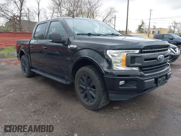 ✅ 2020 Ford F-150 XLT • VIN: 1FTEW1EP0LKF48055 • Lot: 44872565. Listed on IAAI with 156,381 mi. Free auction sales archive from the USA and detailed vehicle history report at DreamBid. Image 1.