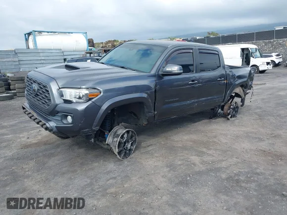 ✅ 2020 Toyota Tacoma TRD Sport • VIN: 3TMCZ5AN7LM330262 • Lot: 44361752. Wystawiony na IAAI z przebiegiem 43 931 mil. Bezpłatny archiwum sprzedaży aukcyjnych z USA i szczegółowy raport historii pojazdu na DreamBid. Zdjęcie 2.