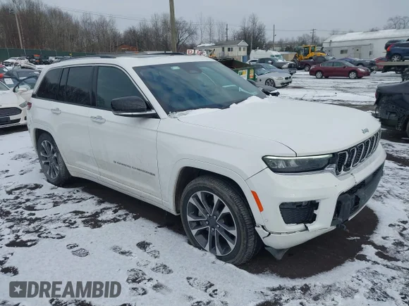 ✅ 2023 Jeep Grand Cherokee Overland • VIN: 1C4RJHDG8PC505061 • Lot: 44061529. Listed on IAAI with 42,555 mi. Free auction sales archive from the USA and detailed vehicle history report at DreamBid. Image 1.