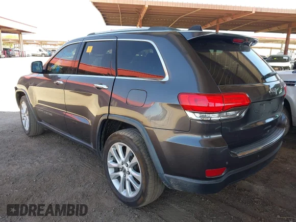 ✅ 2017 Jeep Grand Cherokee Limited • VIN: 1C4RJEBG5HC617111 • Лот: 45294645. Опубликован ранее на IAAI с пробегом Не указан. Бесплатный доступ к архиву аукционных продаж из США и подробный отчёт об истории автомобиля на DreamBid. Изображение 3.