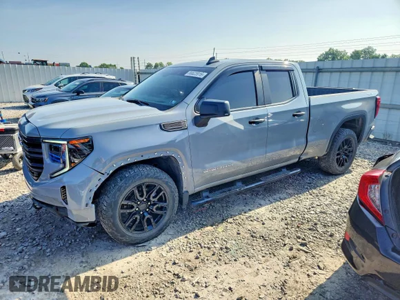 ✅ 2024 GMC Sierra 1500 Pro • VIN: 1GTRUAEK1RZ297638 • Лот: 56623916. Опубликован ранее на Copart с пробегом 43 115 миль. Бесплатный доступ к архиву аукционных продаж из США и подробный отчёт об истории автомобиля на DreamBid. Изображение 1.