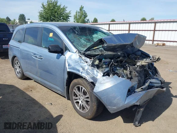 ✅ 2011 Honda Odyssey EX • VIN: 5FNRL5H44BB031310 • Lot: 45443528. Listed on IAAI with Not provided. Free auction sales archive from the USA and detailed vehicle history report at DreamBid. Image 1.
