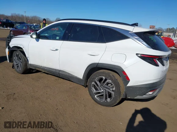 ✅ 2025 Hyundai Tucson Limited • VIN: KM8JEDD19SU327763 • Lot: 44391129. Wystawiony na IAAI z przebiegiem 6 823 mil. Bezpłatny archiwum sprzedaży aukcyjnych z USA i szczegółowy raport historii pojazdu na DreamBid. Zdjęcie 3.