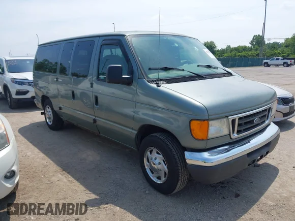 ✅ 2006 Ford Econoline Passenger XL • VIN: 1FMRE11L06DA08197 • Lot: 42758788. Listed on IAAI with 82,867 mi. Free auction sales archive from the USA and detailed vehicle history report at DreamBid. Image 1.