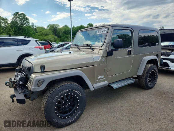 ✅ 2005 Jeep Wrangler Unlimited • VIN: 1J4FA44S65P355984 • Лот: 54181926. Опубліковано раніше на Copart з пробігом Не вказано. Безкоштовний доступ до архіву аукціонних продажів зі США та докладний звіт про історію автомобіля на DreamBid. Зображення 1.