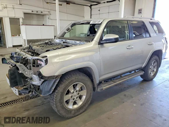 ✅ 2018 Toyota 4Runner SR5 • VIN: JTEBU5JR5J5489728 • Lot: 58688106. Listed on Copart with 56,008 mi. Free auction sales archive from the USA and detailed vehicle history report at DreamBid. Image 1.