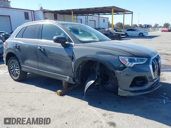 ✅ 2021 Audi Q3 Premium Plus • VIN: WA1BUCF30M1119600 • Lot: 42233559. Listed on IAAI with 73,174 mi. Free auction sales archive from the USA and detailed vehicle history report at DreamBid. Image 1.