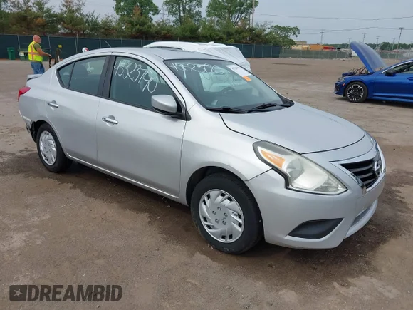 ✅ 2019 Nissan Versa SV • VIN: 3N1CN7APXKL872326 • Lot: 45323790. Listed on IAAI with 87,870 mi. Free auction sales archive from the USA and detailed vehicle history report at DreamBid. Image 1.