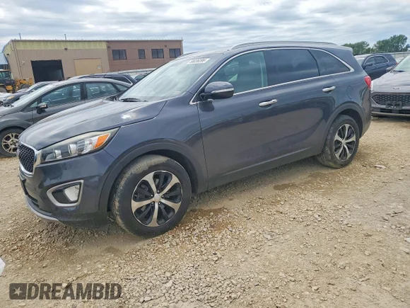 ✅ 2017 Kia Sorento EX • VIN: 5XYPHDA59HG204357 • Лот: 58036396. Опубликован ранее на Copart с пробегом 190 318 миль. Бесплатный доступ к архиву аукционных продаж из США и подробный отчёт об истории автомобиля на DreamBid. Изображение 1.