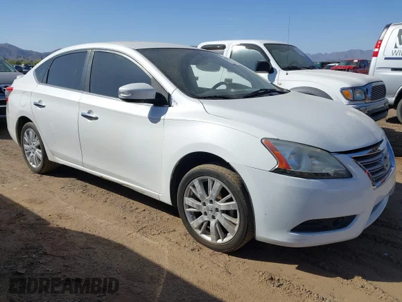 ✅ 2013 Nissan Sentra SR • VIN: 3N1AB7APXDL761374 • Lot: 44964342. Wystawiony na IAAI z przebiegiem 156 773 mil. Bezpłatny archiwum sprzedaży aukcyjnych z USA i szczegółowy raport historii pojazdu na DreamBid. Zdjęcie 1.