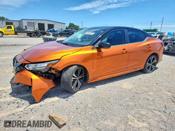 ✅ 2020 Nissan Sentra SR • VIN: 3N1AB8DV6LY243960 • Лот: 56888256. Опубликован ранее на Copart с пробегом 21 806 миль. Бесплатный доступ к архиву аукционных продаж из США и подробный отчёт об истории автомобиля на DreamBid. Изображение 1.