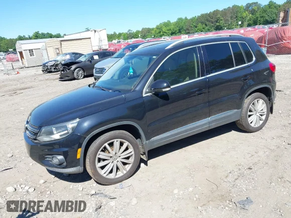 ✅ 2014 Volkswagen Tiguan S • VIN: WVGAV3AX3EW574921 • Lot: 45116631. Listed on IAAI with 140,293 mi. Free auction sales archive from the USA and detailed vehicle history report at DreamBid. Image 2.