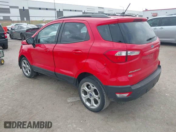 ✅ 2021 Ford EcoSport SE • VIN: MAJ3S2GE4MC451768 • Lot: 44519320. Wystawiony na IAAI z przebiegiem 49 394 mil. Bezpłatny archiwum sprzedaży aukcyjnych z USA i szczegółowy raport historii pojazdu na DreamBid. Zdjęcie 3.