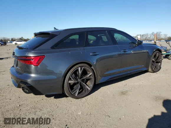 ✅ 2022 Audi RS 6 • VIN: WUA1CBF25NN903984 • Lot: 72582172. Listed on Copart with 8,442 mi. Free auction sales archive from the USA and detailed vehicle history report at DreamBid. Image 3.