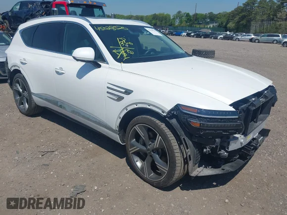 ✅ 2025 Genesis GV80 Prestige • VIN: KMUHEESC7SU227140 • Lot: 45028520. Wystawiony na IAAI z przebiegiem 20 509 mil. Bezpłatny archiwum sprzedaży aukcyjnych z USA i szczegółowy raport historii pojazdu na DreamBid. Zdjęcie 1.
