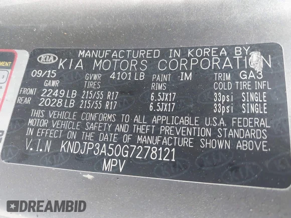 ✅ 2016 Kia Soul + • VIN: KNDJP3A50G7278121 • Lot: 43984473. Wystawiony na IAAI z przebiegiem Nie podano. Bezpłatny archiwum sprzedaży aukcyjnych z USA i szczegółowy raport historii pojazdu na DreamBid. Zdjęcie 9.