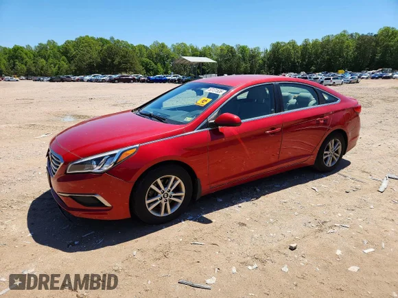✅ 2017 Hyundai Sonata Eco • VIN: 5NPE24AA3HH445247 • Lot: 53131536. Listed on Copart with 76,289 mi. Free auction sales archive from the USA and detailed vehicle history report at DreamBid. Image 1.