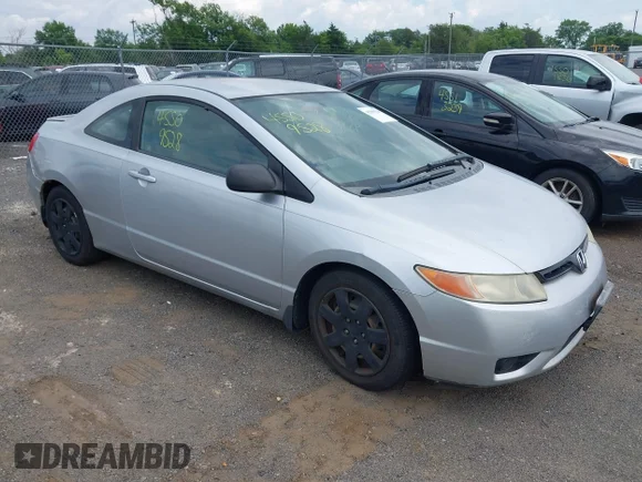 ✅ 2008 Honda Civic LX • VIN: 2HGFG12618H503171 • Lot: 45509528. Listed on IAAI with 194,650 mi. Free auction sales archive from the USA and detailed vehicle history report at DreamBid. Image 1.