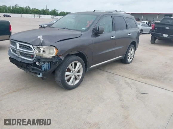 ✅ 2013 Dodge Durango Crew • VIN: 1C4RDHDG9DC680230 • Lot: 45143057. Listed on IAAI with 279,530 mi. Free auction sales archive from the USA and detailed vehicle history report at DreamBid. Image 2.