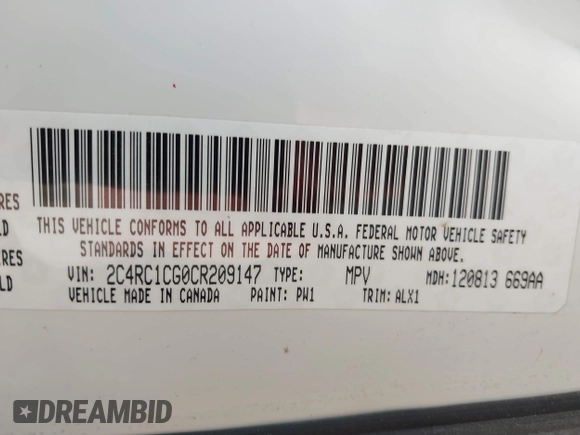 ✅ 2012 Chrysler Town & Country Touring L • VIN: 2C4RC1CG0CR209147 • Lot: 43403015. Wystawiony na IAAI z przebiegiem 170 239 mil. Bezpłatny archiwum sprzedaży aukcyjnych z USA i szczegółowy raport historii pojazdu na DreamBid. Zdjęcie 9.