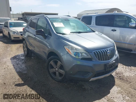 ✅ 2013 Buick Encore • VIN: KL4CJASB1DB130940 • Lot: 41689591. Wystawiony na IAAI z przebiegiem 154 235 mil. Bezpłatny archiwum sprzedaży aukcyjnych z USA i szczegółowy raport historii pojazdu na DreamBid. Zdjęcie 1.
