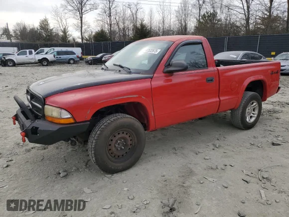 ✅ 2003 Dodge Dakota • VIN: 1D7GG36XX3S111010 • Lot: 47532875. Wystawiony na Copart z przebiegiem 127 876 mil. Bezpłatny archiwum sprzedaży aukcyjnych z USA i szczegółowy raport historii pojazdu na DreamBid. Zdjęcie 1.