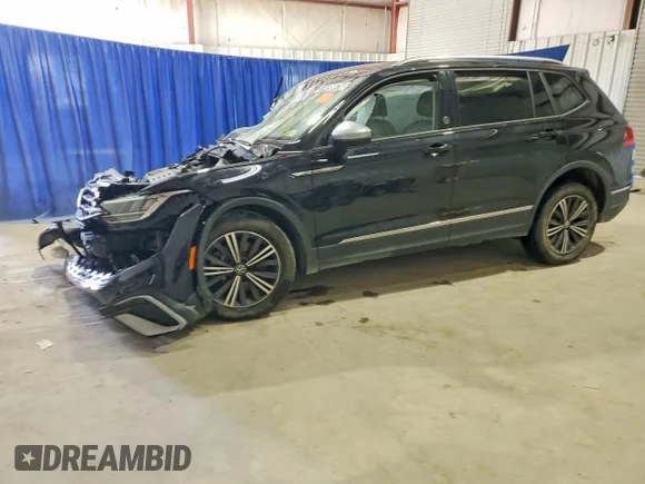 ✅ 2024 Volkswagen Tiguan Wolfsburg Edition • VIN: 3VV5B7AXXRM212873 • Lot: 51498876. Listed on Copart with 43,408 mi. Free auction sales archive from the USA and detailed vehicle history report at DreamBid. Image 1.