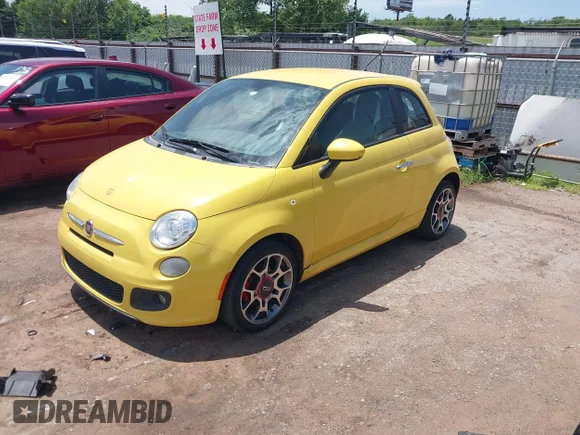 ✅ 2013 FIAT 500 Sport • VIN: 3C3CFFBR0DT618703 • Lot: 42521829. Wystawiony na IAAI z przebiegiem 156 258 mil. Bezpłatny archiwum sprzedaży aukcyjnych z USA i szczegółowy raport historii pojazdu na DreamBid. Zdjęcie 2.