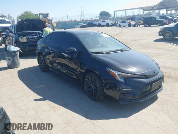 ✅ 2025 Toyota Corolla Hybrid LE • VIN: JTDBCMFE7S3095460 • Lot: 45151921. Wystawiony na IAAI z przebiegiem 23 707 mil. Bezpłatny archiwum sprzedaży aukcyjnych z USA i szczegółowy raport historii pojazdu na DreamBid. Zdjęcie 1.
