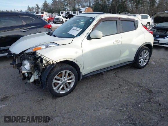 ✅ 2012 Nissan Juke S • VIN: JN8AF5MV9CT105682 • Lot: 44020259. Wystawiony na IAAI z przebiegiem 156 347 mil. Bezpłatny archiwum sprzedaży aukcyjnych z USA i szczegółowy raport historii pojazdu na DreamBid. Zdjęcie 2.