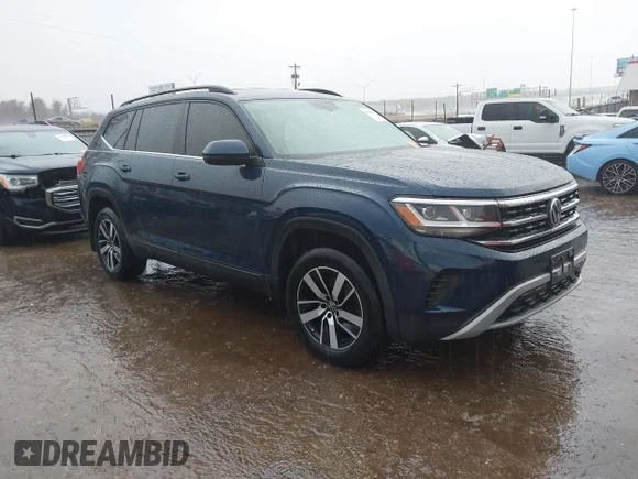 ✅ 2021 Volkswagen Atlas SE • VIN: 1V2DP2CAXMC584147 • Lot: 43744701. Listed on IAAI with 78,238 mi. Free auction sales archive from the USA and detailed vehicle history report at DreamBid. Image 1.