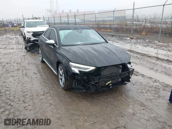 ✅ 2023 Audi S3 Premium Plus • VIN: WAUH3DGYXPA044179 • Lot: 44501492. Listed on IAAI with 34,265 mi. Free auction sales archive from the USA and detailed vehicle history report at DreamBid. Image 1.