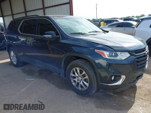 ✅ 2019 Chevrolet Traverse LT Cloth • VIN: 1GNERGKW3KJ206956 • Lot: 45059076. Wystawiony na IAAI z przebiegiem 148 873 mil. Bezpłatny archiwum sprzedaży aukcyjnych z USA i szczegółowy raport historii pojazdu na DreamBid. Zdjęcie 1.