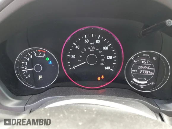 ✅ 2019 Honda HR-V LX • VIN: 3CZRU5H31KG713991 • Lot: 80166744. Wystawiony na Copart z przebiegiem 54 946 mil. Bezpłatny archiwum sprzedaży aukcyjnych z USA i szczegółowy raport historii pojazdu na DreamBid. Zdjęcie 9.