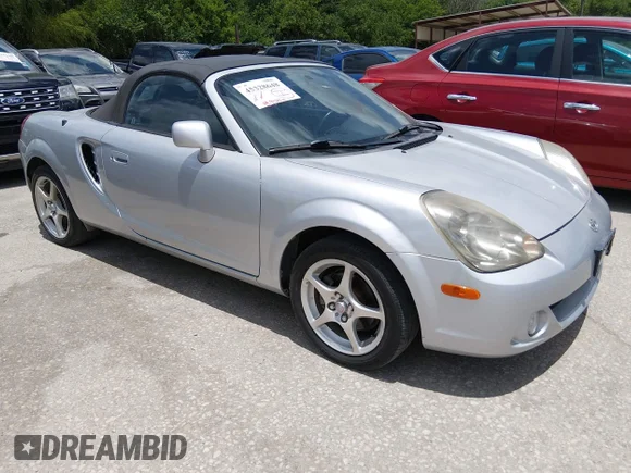 ✅ 2003 Toyota MR2 • VIN: JTDFR320930064010 • Лот: 45328648. Опубліковано раніше на IAAI з пробігом 89 026 миль. Безкоштовний доступ до архіву аукціонних продажів зі США та докладний звіт про історію автомобіля на DreamBid. Зображення 1.