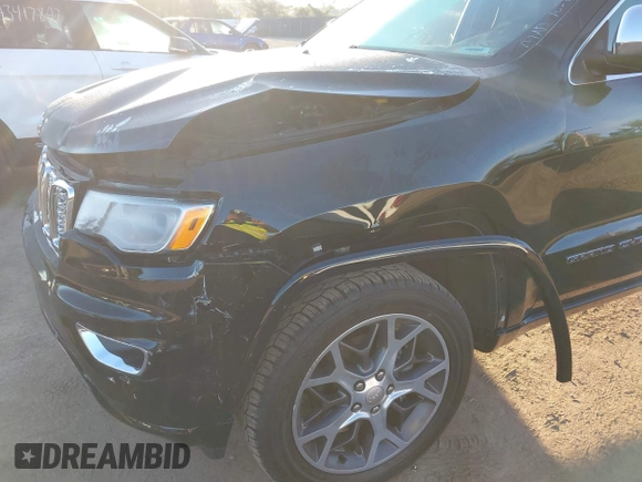 ✅ 2020 Jeep Grand Cherokee Overland • VIN: 1C4RJFCG2LC216404 • Lot: 43418069. Wystawiony na IAAI z przebiegiem 134 119 mil. Bezpłatny archiwum sprzedaży aukcyjnych z USA i szczegółowy raport historii pojazdu na DreamBid. Zdjęcie 6.