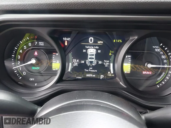 ✅ 2024 Jeep Wrangler Willys • VIN: 1C4RJXN66RW162087 • Lot: 44443298. Wystawiony na IAAI z przebiegiem 24 579 mil. Bezpłatny archiwum sprzedaży aukcyjnych z USA i szczegółowy raport historii pojazdu na DreamBid. Zdjęcie 7.