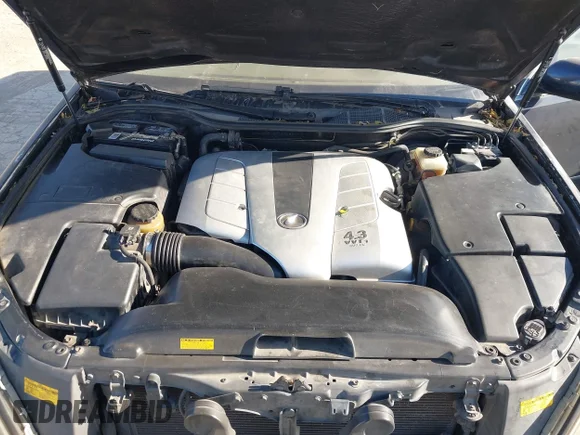 ✅ 2005 Lexus LS 430 • VIN: JTHBN36F150182482 • Лот: 41409571. Опубликован ранее на IAAI с пробегом 222 529 миль. Бесплатный доступ к архиву аукционных продаж из США и подробный отчёт об истории автомобиля на DreamBid. Изображение 10.