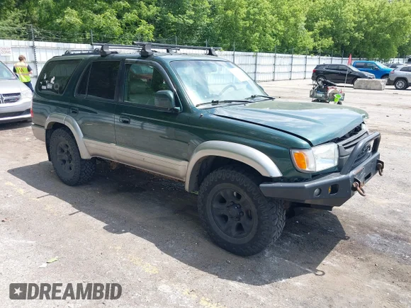 ✅ 2002 Toyota 4Runner Limited • VIN: JT3HN87R029066879 • Lot: 45274577. Listed on IAAI with 245,459 mi. Free auction sales archive from the USA and detailed vehicle history report at DreamBid. Image 1.