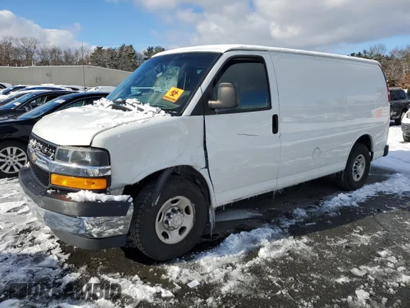 ✅ 2019 Chevrolet Express Cargo • VIN: 1GCWGAFG4K1234090 • Lot: 59241115. Listed on Copart with 142,307 mi. Free auction sales archive from the USA and detailed vehicle history report at DreamBid. Image 1.